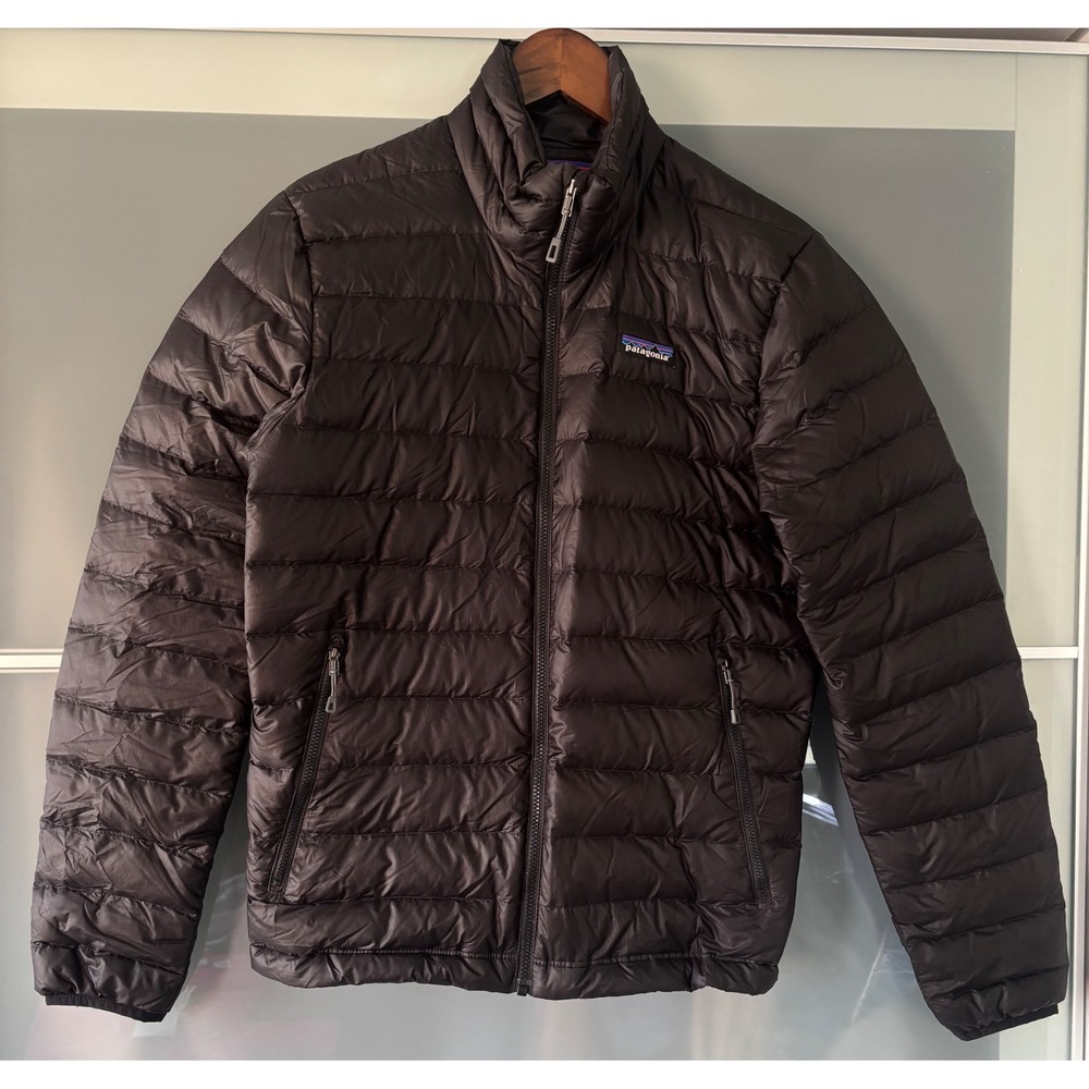 Patagonia Mens Down Sweater Jacket Black 84674 Puffer XS Gorpcore Gorp Coat